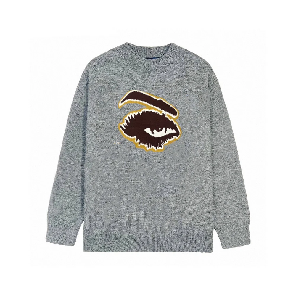 High-end 1:1 Autumn Winter Men's and women's limited abstract Eye embroidery jacquard casual crew-neck sweater
High-end 1:1 Autumn Winter Men's and women's limited abstract Eye embroidery jacquard casual crew-neck sweater