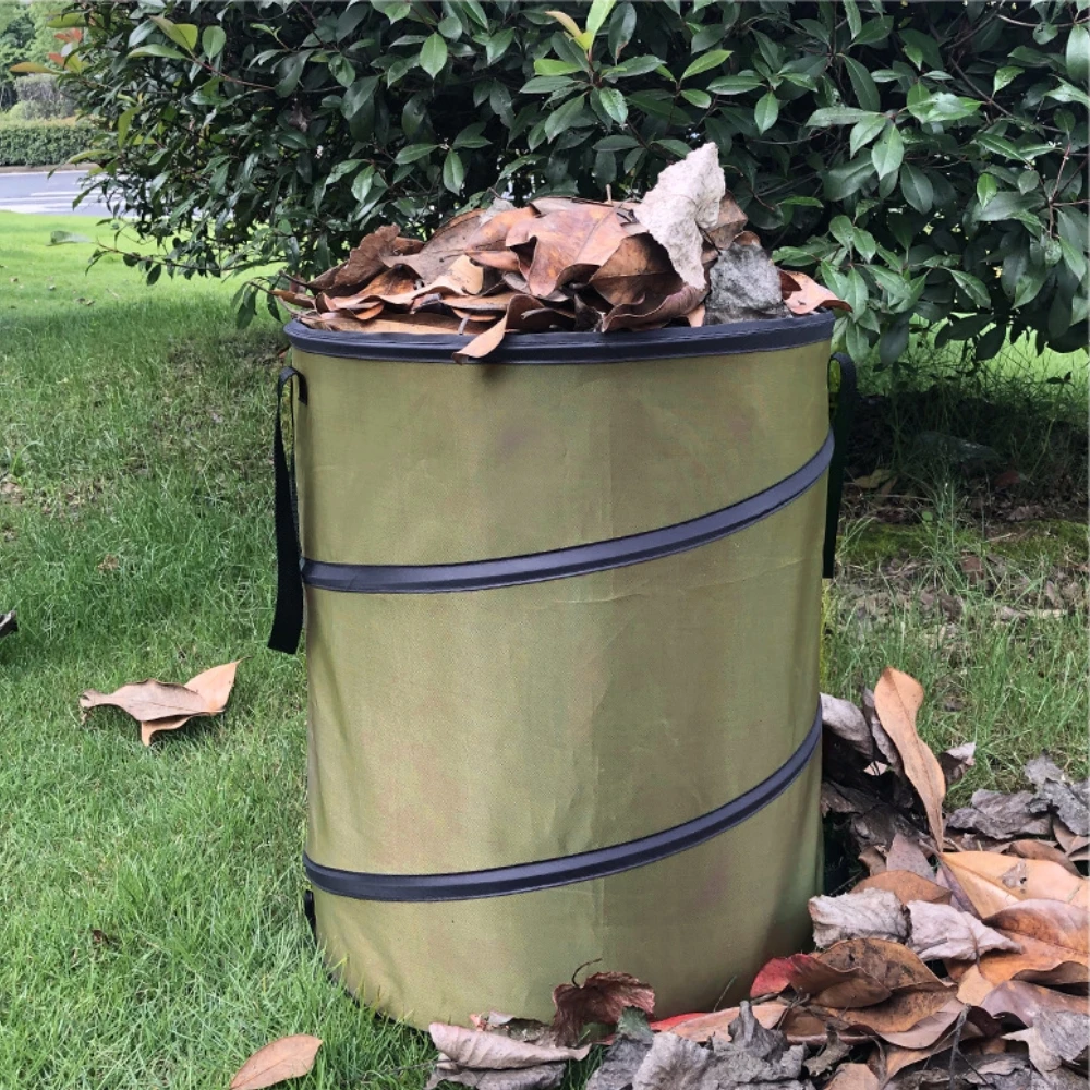 Portable Garbage Storage Trash Bag Collapsible Pop-Up Garden Leaf Trash Can Flowers And For Garden Camping Grass Collection Bin
Portable Garbage Storage Trash Bag Collapsible Pop-Up Garden Leaf Trash Can Flowers And For Garden Camping Grass Collection Bin