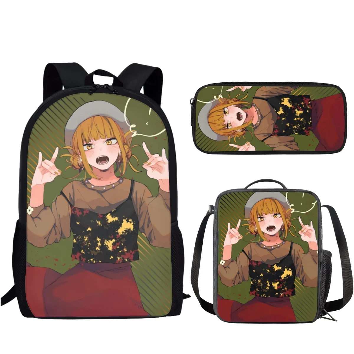 My Hero Academia Toga Backpack Fashion Black Power 3D Print School Bags Set For Boys Girls Back Pack Student Book Bag Mochila
My Hero Academia Toga Backpack Fashion Black Power 3D Print School Bags Set For Boys Girls Back Pack Student Book Bag Mochila
