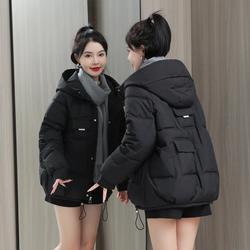 Down cotton jacket women's short 2023 winter Korean version loose bread thickened
Down cotton jacket women's short 2023 winter Korean version loose bread thickened