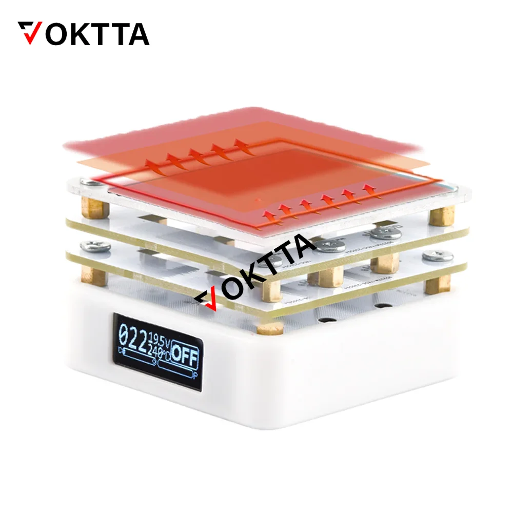 MHP30 Mini Hot Plate PCB SMD Board Soldering Plate Adjustable Constant Temperature Heating Tool