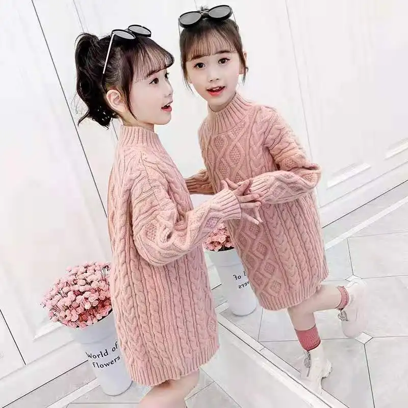 2024 New Fashion Korean 4-12 Years Teen Girls Knitted Sweater Style Long Sweaters For Girls Autumn Winter Wool Children Clothing
2024 New Fashion Korean 4-12 Years Teen Girls Knitted Sweater Style Long Sweaters For Girls Autumn Winter Wool Children Clothing
