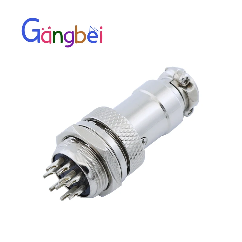 GX16 GX 16 9Pin 9p Connector Connectors Socket Aviation Plug 16mm Male & Female 
GX16 GX 16 9Pin 9p Connector Connectors Socket Aviation Plug 16mm Male & Female