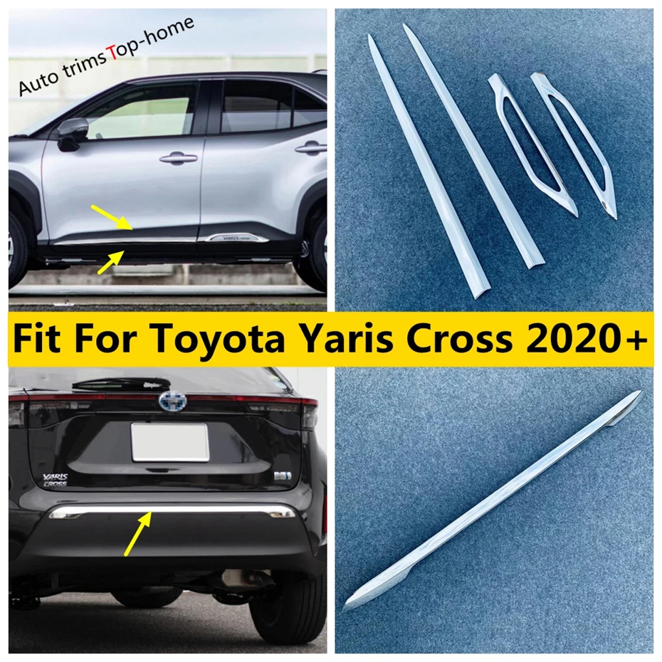 Car Door Body Side Decor Strip / Rear Bumper Protector Cover Trim For Toyota Yaris Cross 2020 2021 2022 ABS Accessories Exterior 
Car Door Body Side Decor Strip / Rear Bumper Protector Cover Trim For Toyota Yaris Cross 2020 2021 2022 ABS Accessories Exterior