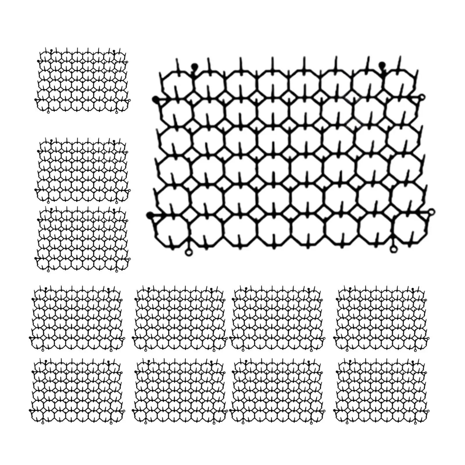 12 Pieces Anti Cat Repellent Cat Scat Mat 5.9x7.8inch Accessories Durable Indoor and Outdoor Black for Keeping Cat Away
12 Pieces Anti Cat Repellent Cat Scat Mat 5.9x7.8inch Accessories Durable Indoor and Outdoor Black for Keeping Cat Away