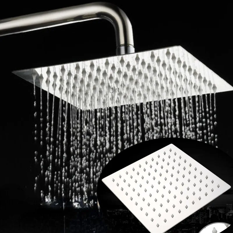 6-12 Stainless Steel Chrome Shower Head Inch Rainfall Bath Head Ceiling Wall Mounted Bathroom Accessories Water Save For Shower
6-12 Stainless Steel Chrome Shower Head Inch Rainfall Bath Head Ceiling Wall Mounted Bathroom Accessories Water Save For Shower