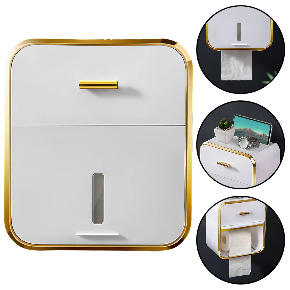 Tissue Box Storage Rack Dispenser Holder Tissues Wall Wall-mounted Pp Bathroom Accessory Cases Paper Towel Organizer
Tissue Box Storage Rack Dispenser Holder Tissues Wall Wall-mounted Pp Bathroom Accessory Cases Paper Towel Organizer