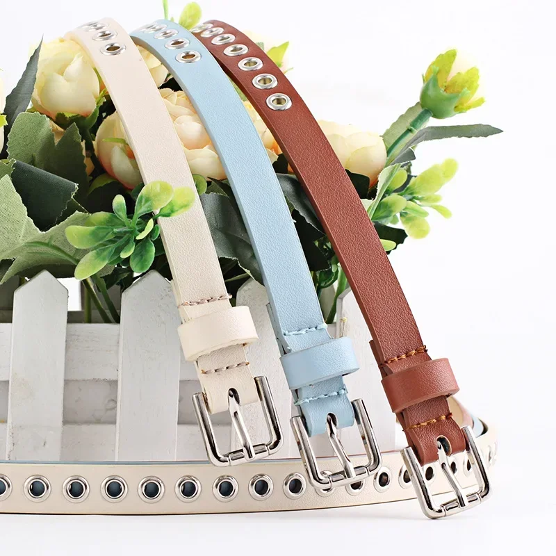 Women Waist Belt Strap Hollow Rivets PU Leather Strap Ladies Slim Waistband Female Jeans Wild Belt With Metal Buckle
Women Waist Belt Strap Hollow Rivets PU Leather Strap Ladies Slim Waistband Female Jeans Wild Belt With Metal Buckle
