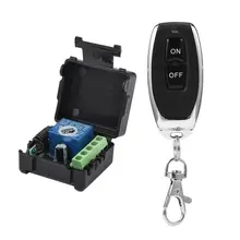 433MHz DC12V Relay 1CH Wireless RF Garage Door Remote Control Switch Transmitter Receiver Smart Switch Learning Code Fixed Code
433MHz DC12V Relay 1CH Wireless RF Garage Door Remote Control Switch Transmitter Receiver Smart Switch Learning Code Fixed Code