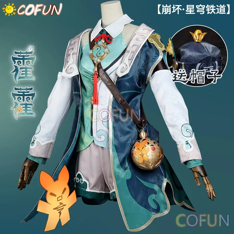 Игра COFUN Honkai: Звездный рельс HuoHuo, игровой костюм, античная модель, стиль Хэллоуин, Женский Ролевой костюм любого размера
Игра COFUN Honkai: Звездный рельс HuoHuo, игровой костюм, античная модель, стиль Хэллоуин, Женский Ролевой костюм любого размера