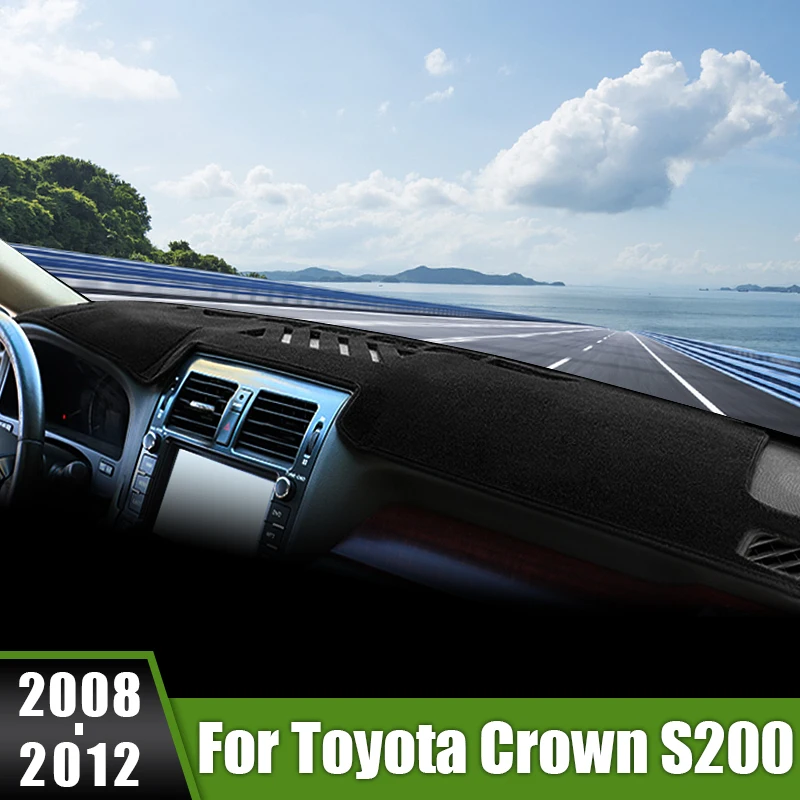 For Toyota Crown S200 2008 2009 2010 2011 2012 Car Dashboard Cover Avoid Light Pads Anti-UV Case Non-Slip Carpets Accessories
For Toyota Crown S200 2008 2009 2010 2011 2012 Car Dashboard Cover Avoid Light Pads Anti-UV Case Non-Slip Carpets Accessories