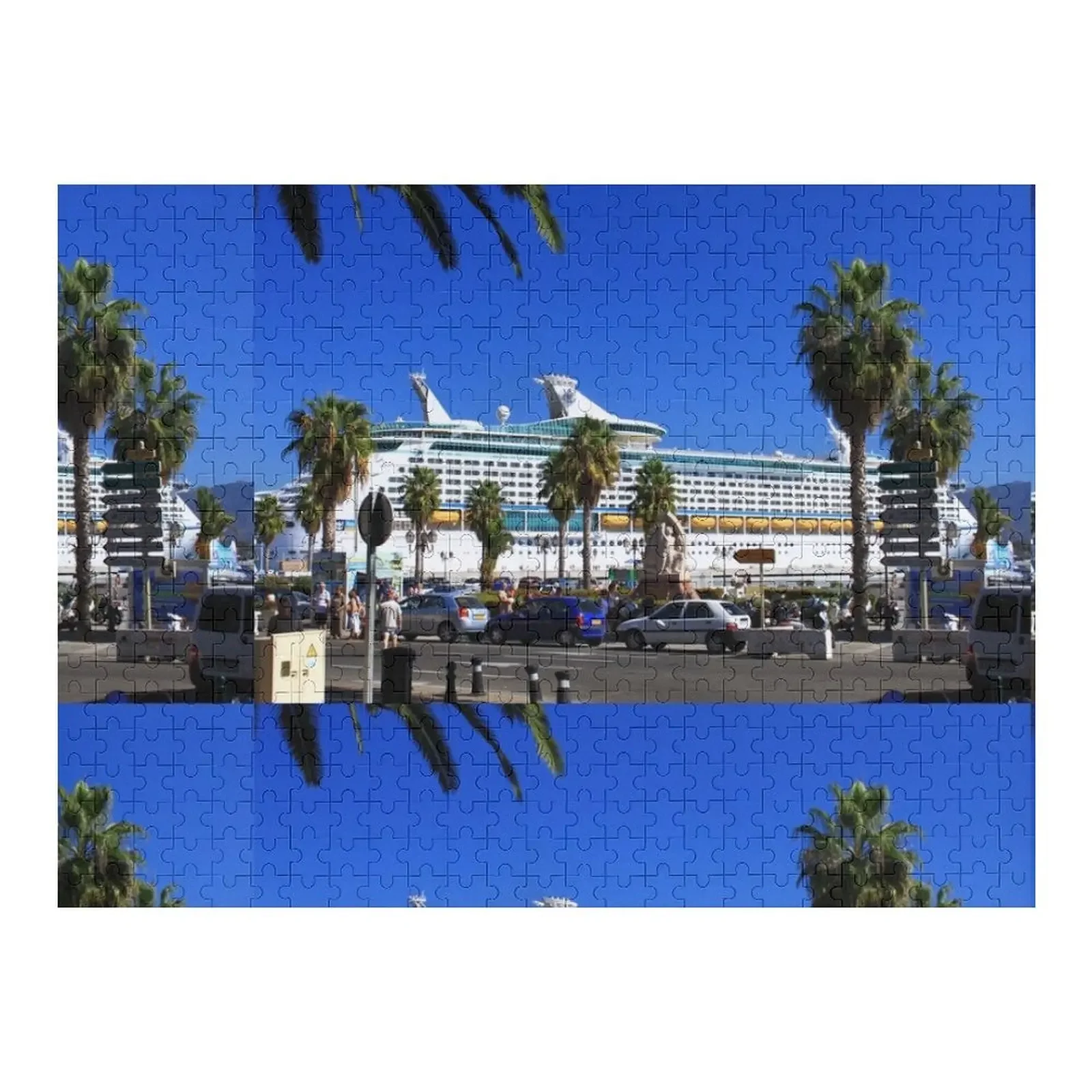 

A ship on the street...Adventure of the Seas Jigsaw Puzzle Jigsaw Custom Personalised Jigsaw Woodens For Adults Puzzle