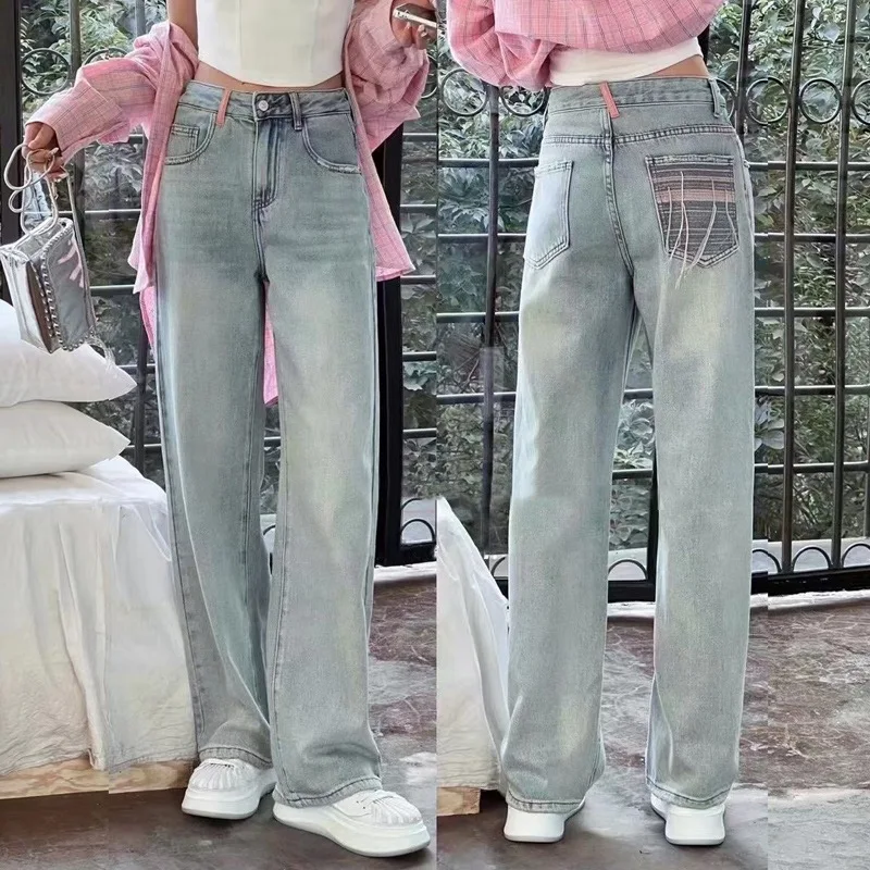 Y2k Large Size Wide Leg Jeans Women's Summer Thin Model 2023 New High-waisted Fat Mm Slim Narrow Version Straight Leg Pants Tide
Y2k Large Size Wide Leg Jeans Women's Summer Thin Model 2023 New High-waisted Fat Mm Slim Narrow Version Straight Leg Pants Tide