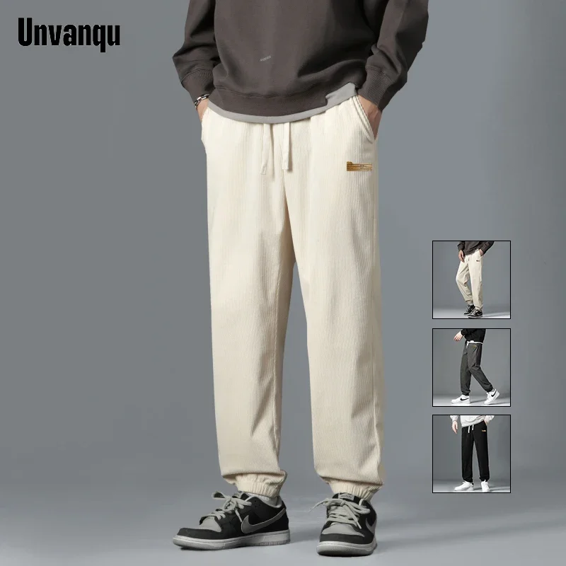 Unvanqu Man 2023 Autumn Winter Corduroy Sweat Pants Baggy Joggers Fashion Streetwear Casual Fleece Harem Trousers Plus Size 4XL
Unvanqu Man 2023 Autumn Winter Corduroy Sweat Pants Baggy Joggers Fashion Streetwear Casual Fleece Harem Trousers Plus Size 4XL