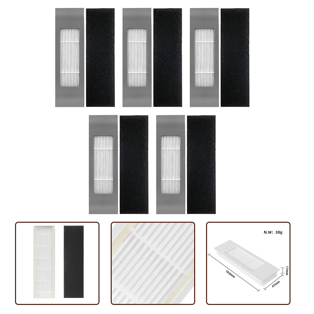 5PCS Filter For DEEBOT OZMO 920 950 T8 AIVI Max T9 T5 N5 N7 N8+ N8 Pro Plus DX55 DX93 DJ65 Durable And Practical
5PCS Filter For DEEBOT OZMO 920 950 T8 AIVI Max T9 T5 N5 N7 N8+ N8 Pro Plus DX55 DX93 DJ65 Durable And Practical