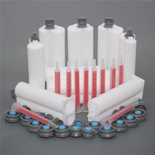 10pcs 50ml Empty Dual-Barrel Cartridge 1:2 AB Epoxy Glue Adhesives Cartridge with 10pcs Mixer Tube Static Mixing Nozzles Set
10pcs 50ml Empty Dual-Barrel Cartridge 1:2 AB Epoxy Glue Adhesives Cartridge with 10pcs Mixer Tube Static Mixing Nozzles Set