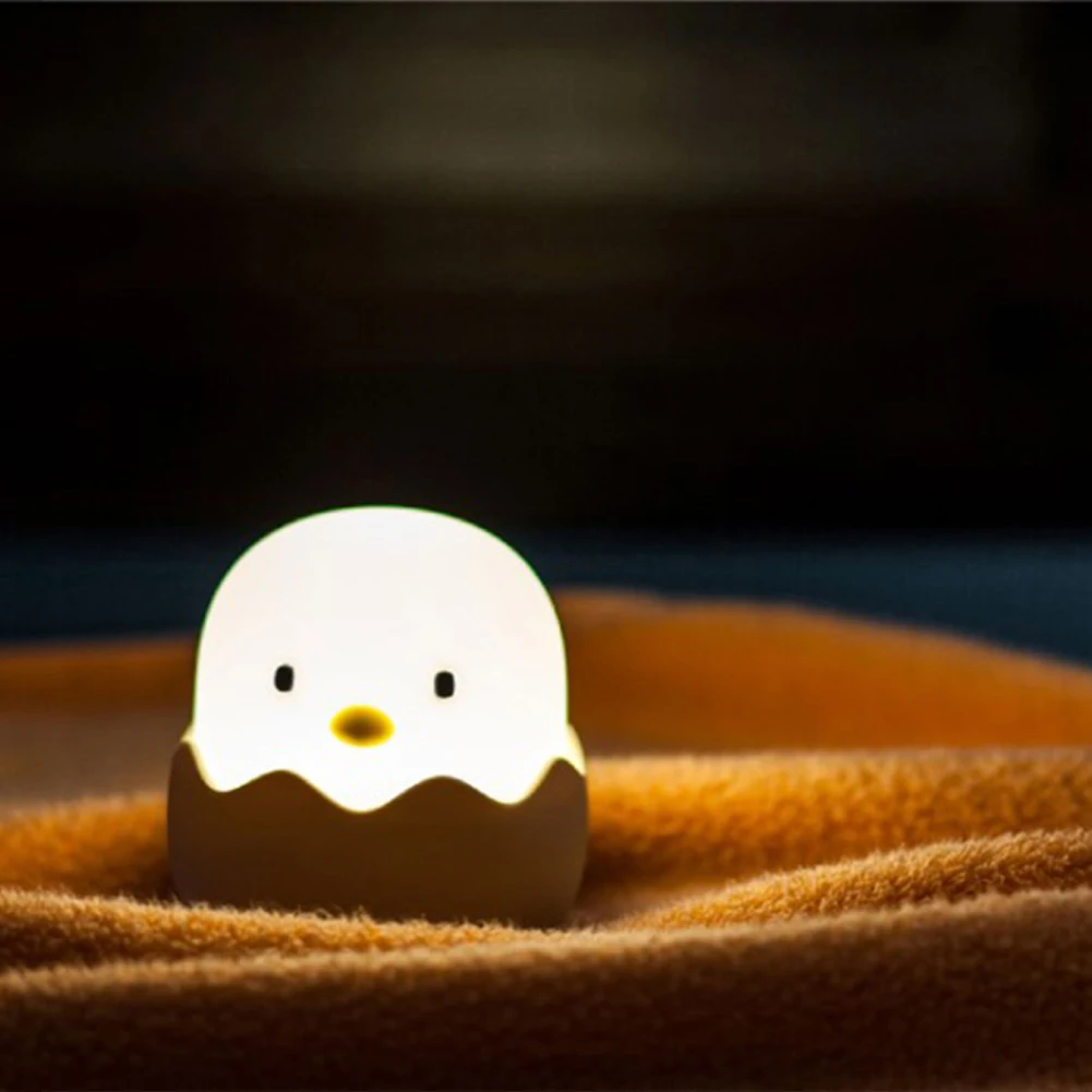 Eggshell Chicken Night Light With USB Charging Silicon LED Night Light For Girls & Boys Gifts, Children's Movable Night Light
Eggshell Chicken Night Light With USB Charging Silicon LED Night Light For Girls & Boys Gifts, Children's Movable Night Light