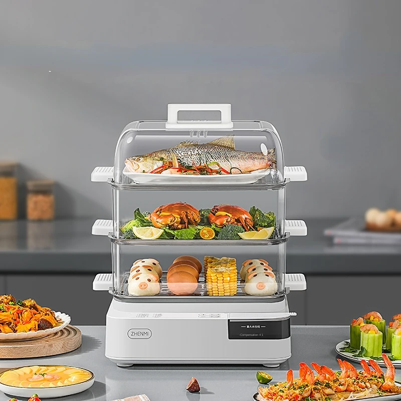 3 Layers Electric Food Steamers Multifunction 20L Cooking Steamer Home Steaming and Stewing Integrated Pot Breakfast Machine
3 Layers Electric Food Steamers Multifunction 20L Cooking Steamer Home Steaming and Stewing Integrated Pot Breakfast Machine