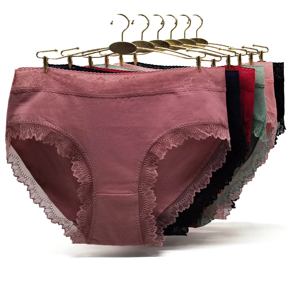 6 Pieces/Lot Panties Women Cotton Underwear Plus Size Briefs Female Knickers Lingerie Lace High Waist Underpants 4XL 3XL 2XL
6 Pieces/Lot Panties Women Cotton Underwear Plus Size Briefs Female Knickers Lingerie Lace High Waist Underpants 4XL 3XL 2XL
