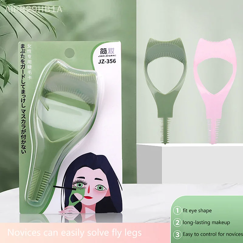 

3 In 1 Makeup Mascara Shield Brush Applicator Comb Guide Card Multifunction Beauty Makeup Aid Brushing Eyelash Tools