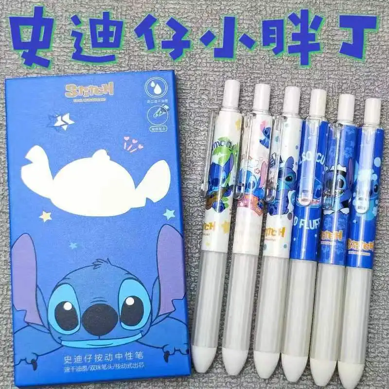 Disney Press Gel Pen Stitch Lotso Bear Fashion Cute Cartoon Student Stationery Quick Drying 0.5 Black Pen Children Birthday Gift
Disney Press Gel Pen Stitch Lotso Bear Fashion Cute Cartoon Student Stationery Quick Drying 0.5 Black Pen Children Birthday Gift