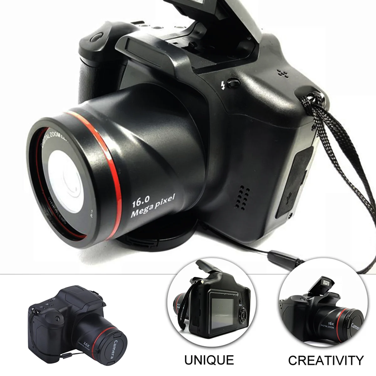 

Camera Digital Video Photography Camcorder Cameras Zoom 16X 4K Mirrorless Rechargeable Telephoto Polrod Polorod Cemmo Point