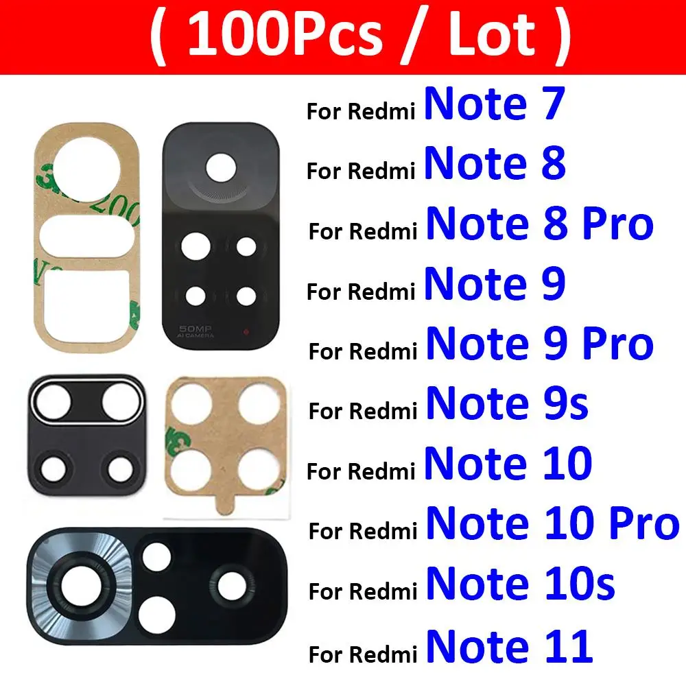 100Pcs Rear Back Camera Glass Lens For Xiaomi Redmi Note 7 8 8T 9 9s 10 10s 11 Pro 5G Camera Glass With Glue Adhesive Xiaome
100Pcs Rear Back Camera Glass Lens For Xiaomi Redmi Note 7 8 8T 9 9s 10 10s 11 Pro 5G Camera Glass With Glue Adhesive Xiaome