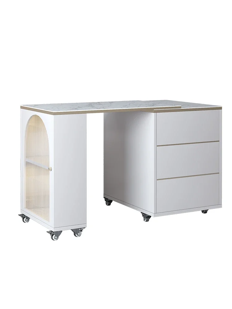 XL slate push-pull desk, computer desk, mobile integrated side cabinet with several living rooms, sofas.
XL slate push-pull desk, computer desk, mobile integrated side cabinet with several living rooms, sofas.