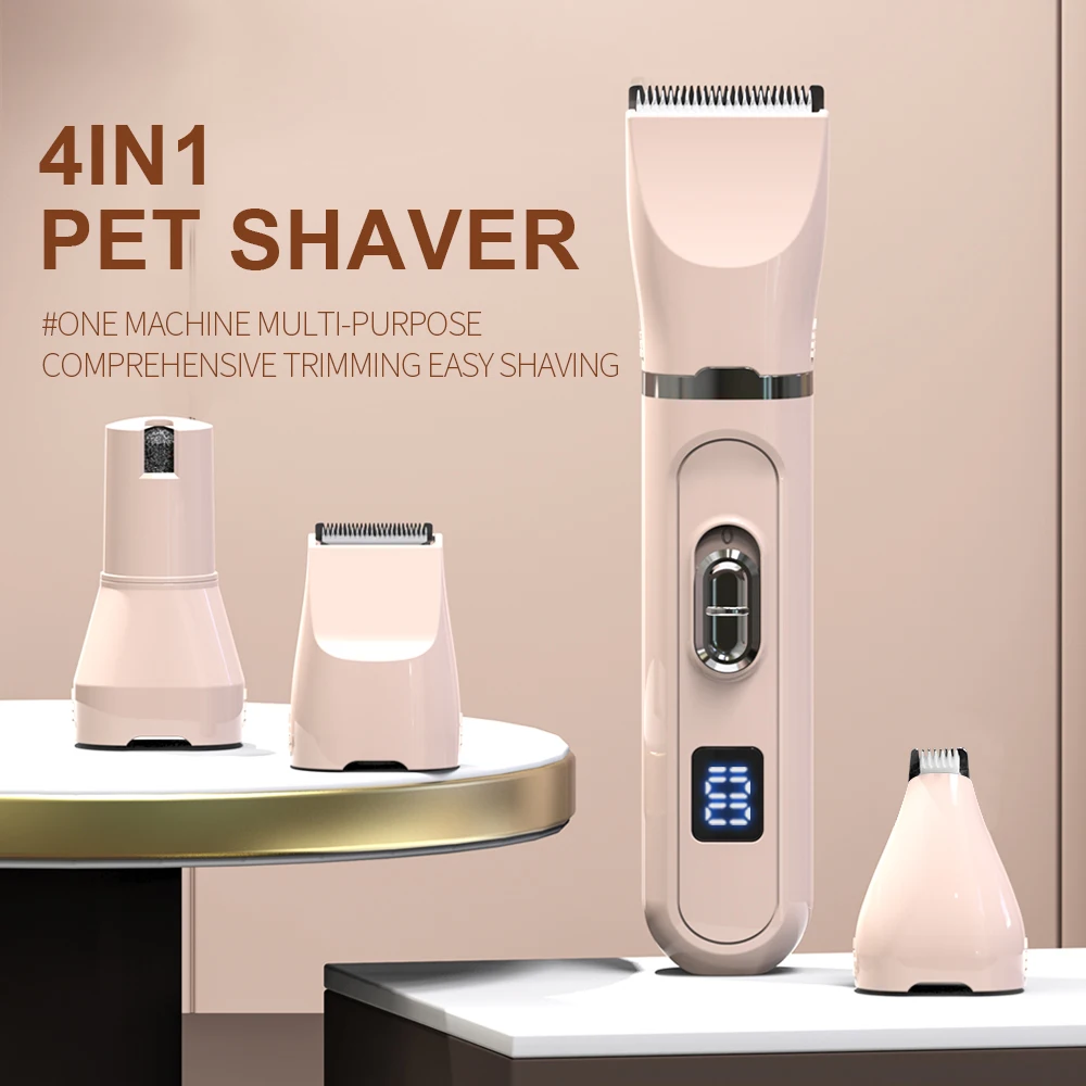 Professional Pet Hair Trimmer Multi-Functional Dog Cat Hair Clipper 4-In-1 LCD Display Dog Grooming Hairdresser Grinding nail
Professional Pet Hair Trimmer Multi-Functional Dog Cat Hair Clipper 4-In-1 LCD Display Dog Grooming Hairdresser Grinding nail