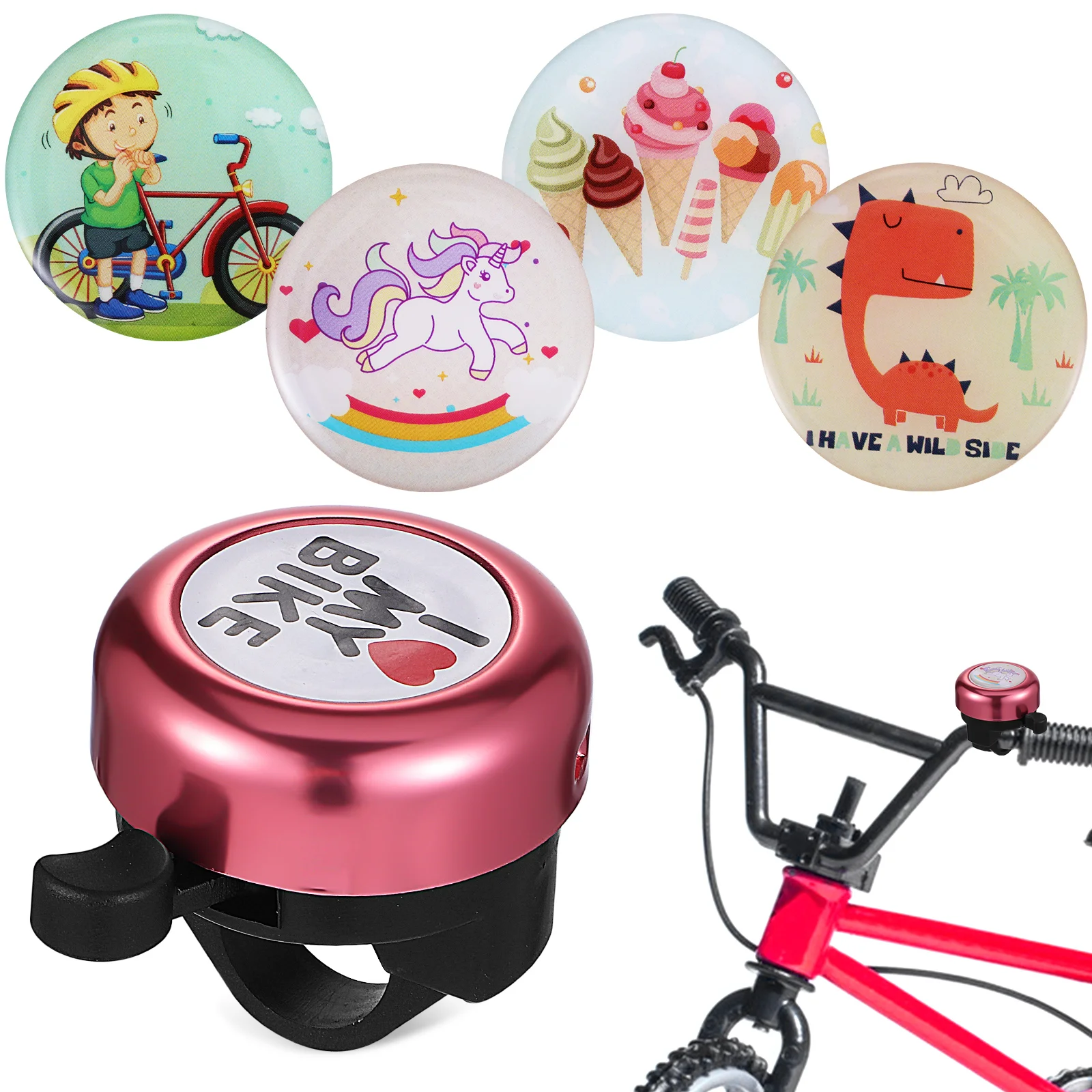 

Mountain Bike Bell Accessories for Outdoor Ring Kids Bicycle Bells Alloys Child