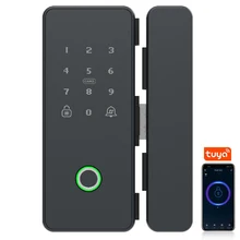 Tuya Smart Home Security Frameless Glass Door Lock Office Electric Keyless Fingerprint Password Lock With M1 Card Reader
Tuya Smart Home Security Frameless Glass Door Lock Office Electric Keyless Fingerprint Password Lock With M1 Card Reader