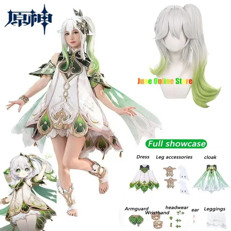 Anime Game Genshin Impact Nahida Lesser Lord Kusanali Cosplay Costume Nahida Genshin Cosplay Wig Dress Halloween Costumes Women
Anime Game Genshin Impact Nahida Lesser Lord Kusanali Cosplay Costume Nahida Genshin Cosplay Wig Dress Halloween Costumes Women