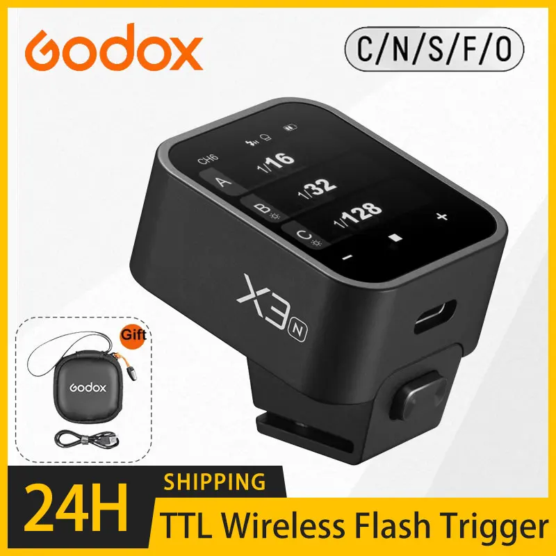 

Godox X3 TTL HSS Wireless Flash Trigger OLED Touch Screen for Sony Canon Nikon Fuji Fujifilm Olympus Panasonic