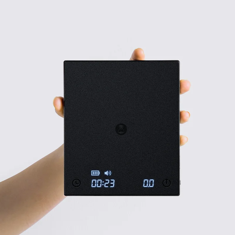 Black Mirror Basic PRO Coffee Scale with Timer, Black Kitchen Espresso Scale with Flow Rate Function
Black Mirror Basic PRO Coffee Scale with Timer, Black Kitchen Espresso Scale with Flow Rate Function