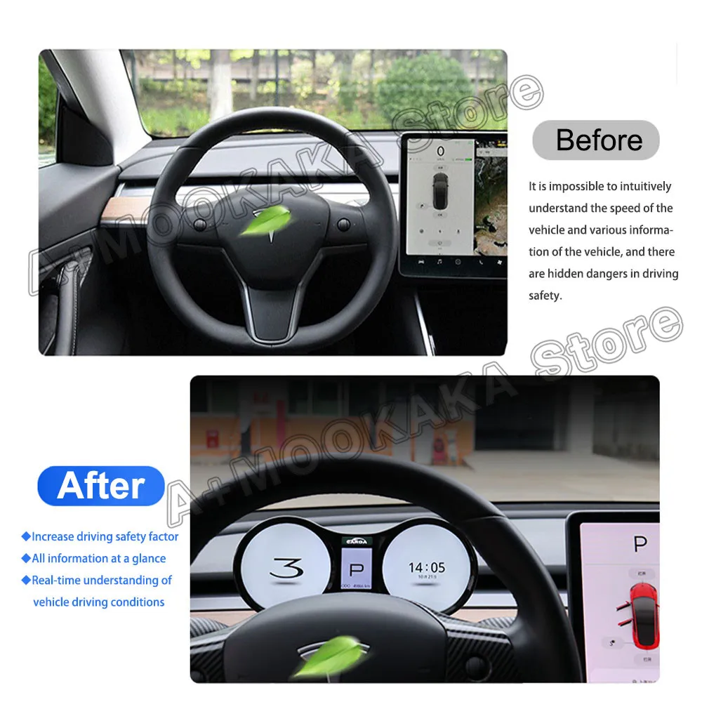 for Tesla Model 3 Y Model3 ModelY Linux OS System Auto Accessories 10.2" LCD Instrument Dash Panel Board Meter Screen
for Tesla Model 3 Y Model3 ModelY Linux OS System Auto Accessories 10.2" LCD Instrument Dash Panel Board Meter Screen