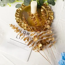 Gold Artificial Plants Artificial Flower Eucalyptus Leaf Ginkgo For Wedding Home Decor Table Decoration Flower Arrangement
Gold Artificial Plants Artificial Flower Eucalyptus Leaf Ginkgo For Wedding Home Decor Table Decoration Flower Arrangement