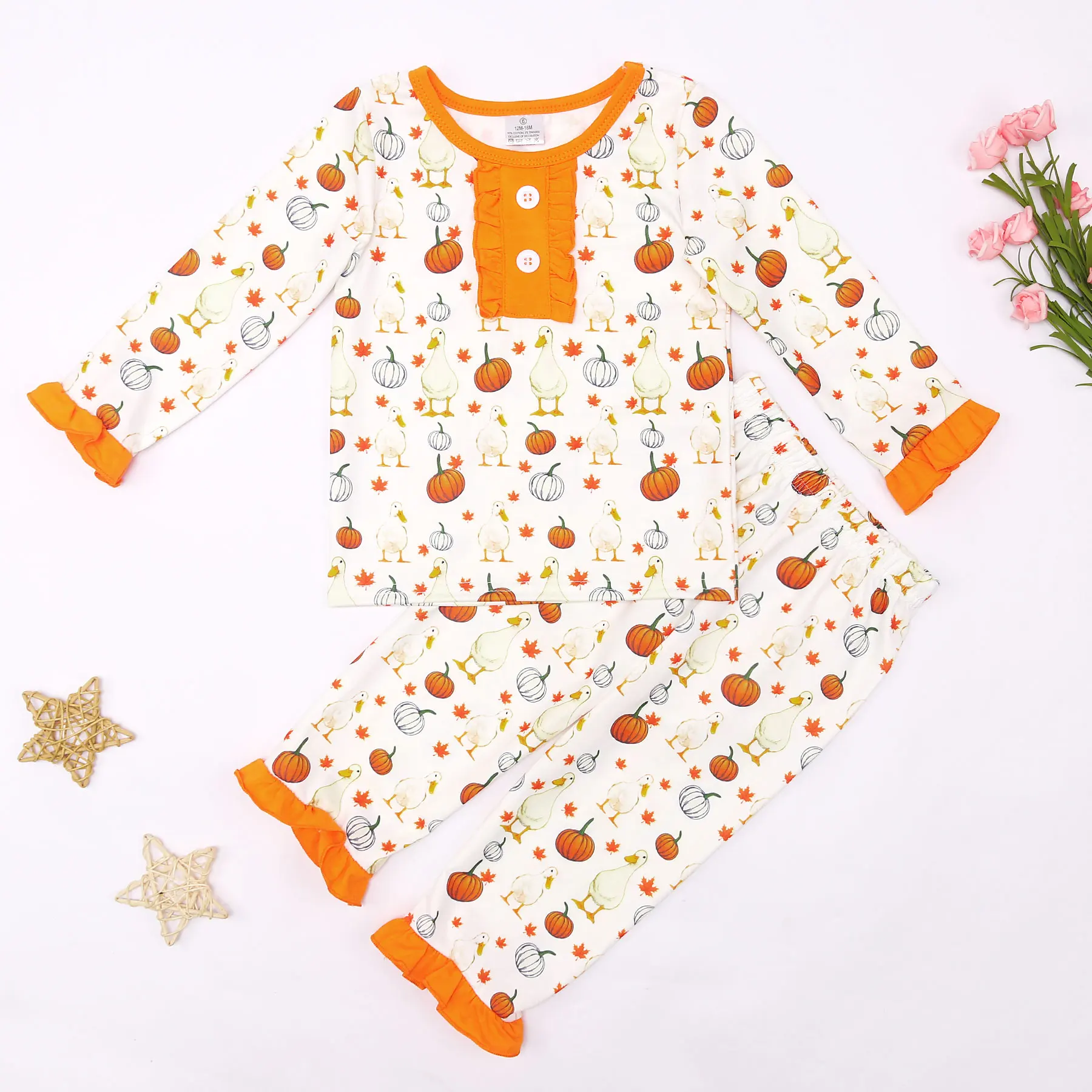 Baby Girl Halloween Set Toddler Long Sleeves Cute Pumpkin Maple Leaf Shirt Pure Cotton Pants Kids Infant Children Fall Outfit
Baby Girl Halloween Set Toddler Long Sleeves Cute Pumpkin Maple Leaf Shirt Pure Cotton Pants Kids Infant Children Fall Outfit
