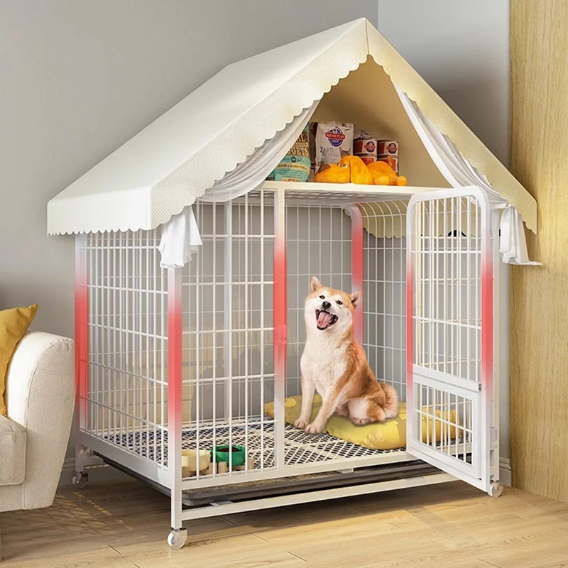 

Playpens Villa Carrier Ramp Dog House Bed Toys Indoor Door Home Crate Dog House Pet Playpens Large Casa Perro Dog Furniture Fg24