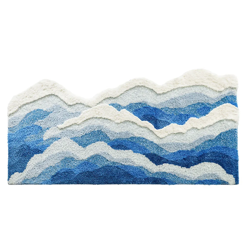 60*80cm Wave Flocked Carpet Bedroom Non-slip Bedside Blanket Sofa Carpet Area Rugs Carpet Mats Home Textile Household Products
60*80cm Wave Flocked Carpet Bedroom Non-slip Bedside Blanket Sofa Carpet Area Rugs Carpet Mats Home Textile Household Products