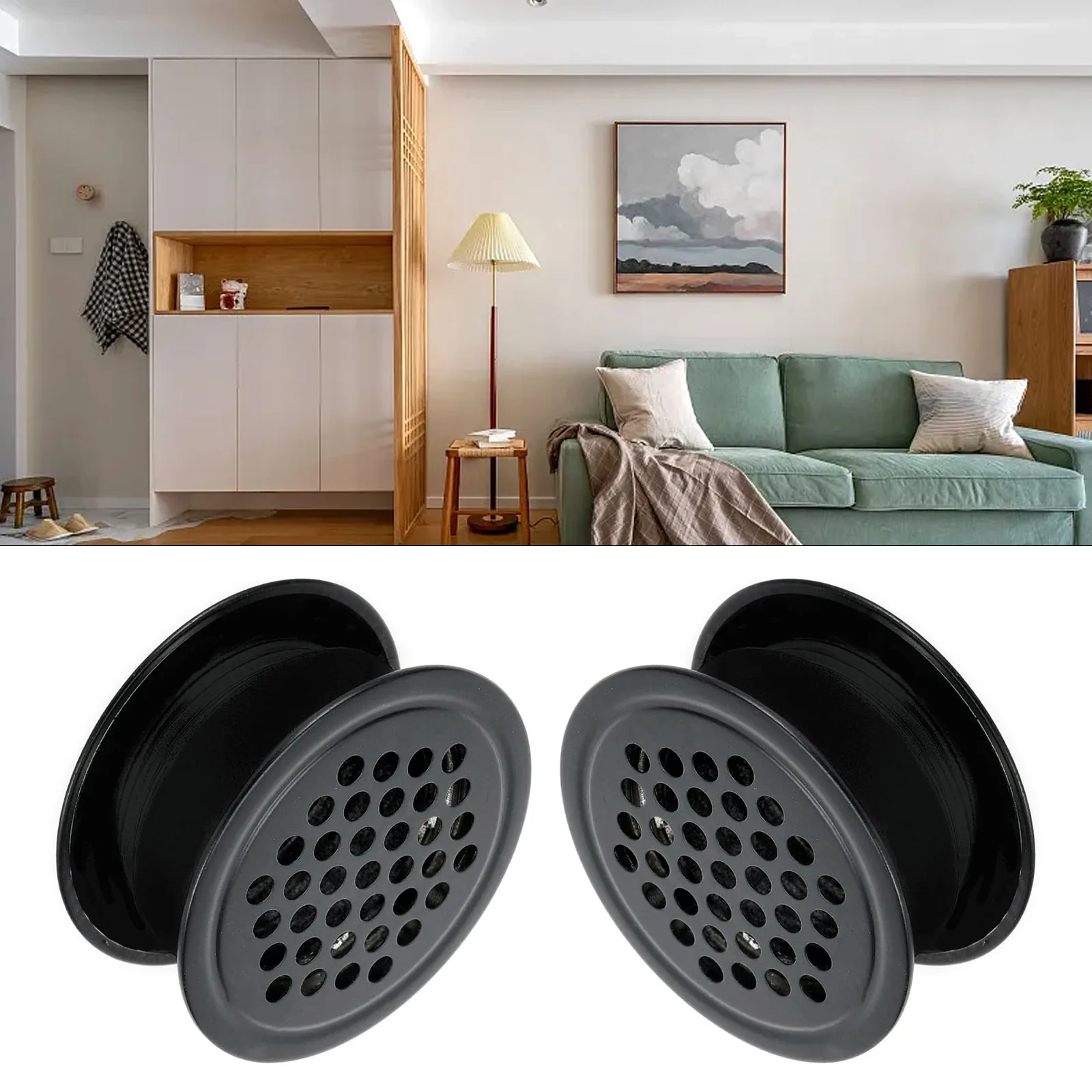 2 Round Cabinets Stainless Steel Metal Vent Diameter Steel Louvers Mesh Plug Decorative Cover Wardrobe Grille Ventilation System
2 Round Cabinets Stainless Steel Metal Vent Diameter Steel Louvers Mesh Plug Decorative Cover Wardrobe Grille Ventilation System