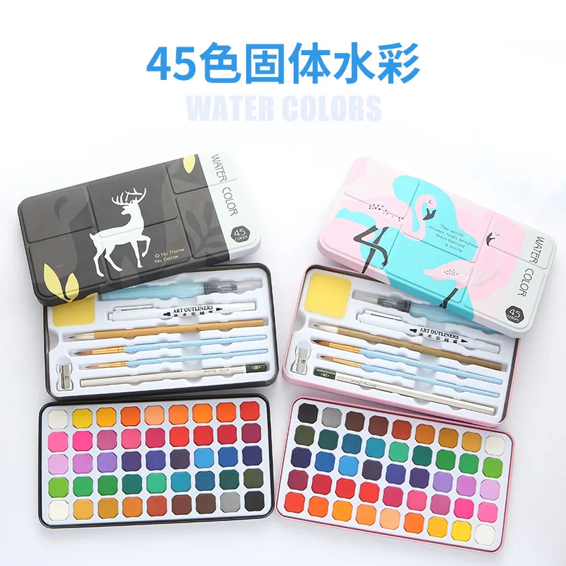 Keepsmiling Solid Watercolor 45 Colors Solid Powder Kids Graffiti Painting Set Solid Watercolor Wholesale
Keepsmiling Solid Watercolor 45 Colors Solid Powder Kids Graffiti Painting Set Solid Watercolor Wholesale