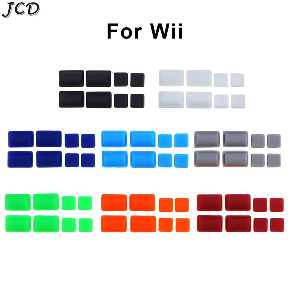 JCD Replacement 8 in 1 Non-slip Rubber Pad for WII Console Screw Feet Cover Silicone Dust Plug
JCD Replacement 8 in 1 Non-slip Rubber Pad for WII Console Screw Feet Cover Silicone Dust Plug