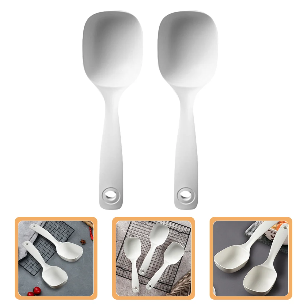 2pcs Handle Ladle Kitchen Cooking Tool Reusable Dinner Serving Spoon Porridge Spoon Dinnerware
2pcs Handle Ladle Kitchen Cooking Tool Reusable Dinner Serving Spoon Porridge Spoon Dinnerware