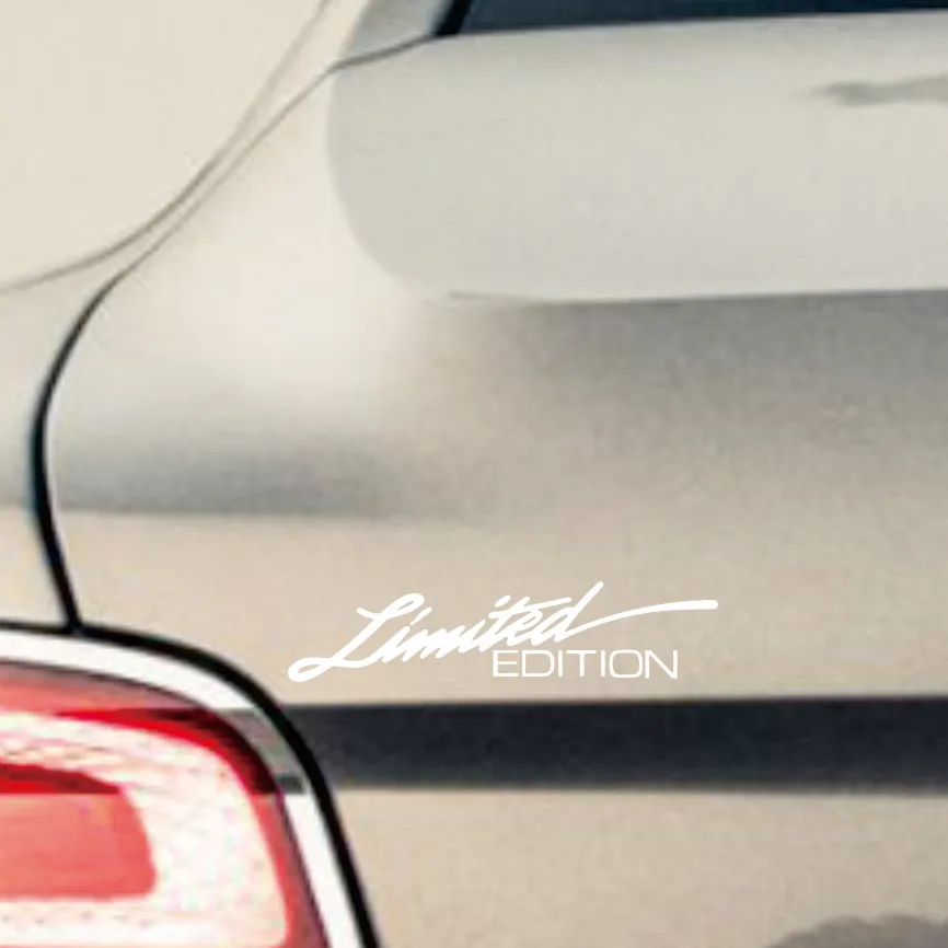 Car Stickers Cool Stickers Limited Edition Creative Vinyl Car Window Sticker Car-styling Decal Black White Fashion 16*3.8cm
Car Stickers Cool Stickers Limited Edition Creative Vinyl Car Window Sticker Car-styling Decal Black White Fashion 16*3.8cm