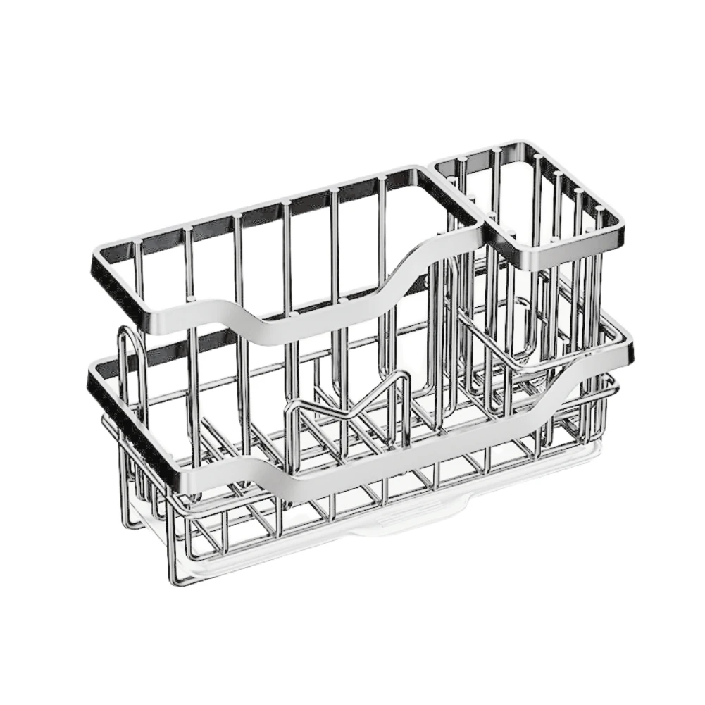 Kitchen Drainage Rack Stainless Steel Kitchen Sink Sponge Holder With Drain Tray Scouring Pad Storage Shelf Kitchen Supply Tool
Kitchen Drainage Rack Stainless Steel Kitchen Sink Sponge Holder With Drain Tray Scouring Pad Storage Shelf Kitchen Supply Tool