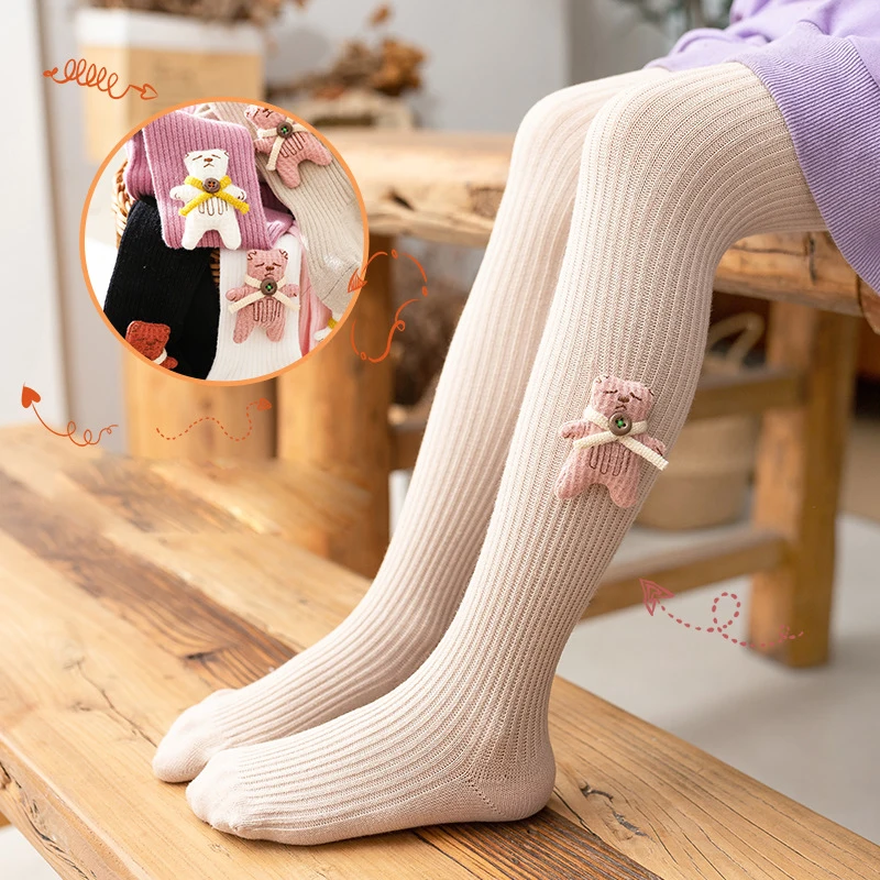 Cute Bear Warm Girls Tights Spring Autumn Baby Girls Pantyhose Kids Children Stockings Cotton Girls Leggings 0-8Y
Cute Bear Warm Girls Tights Spring Autumn Baby Girls Pantyhose Kids Children Stockings Cotton Girls Leggings 0-8Y