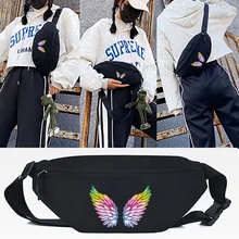 Colorful Wings Print Waist Bags Women 2022 New Canvas Leisure Fanny Pack Unisex Hand Packs Fashion Chest Crossbody Shoulder Bags
Colorful Wings Print Waist Bags Women 2022 New Canvas Leisure Fanny Pack Unisex Hand Packs Fashion Chest Crossbody Shoulder Bags
