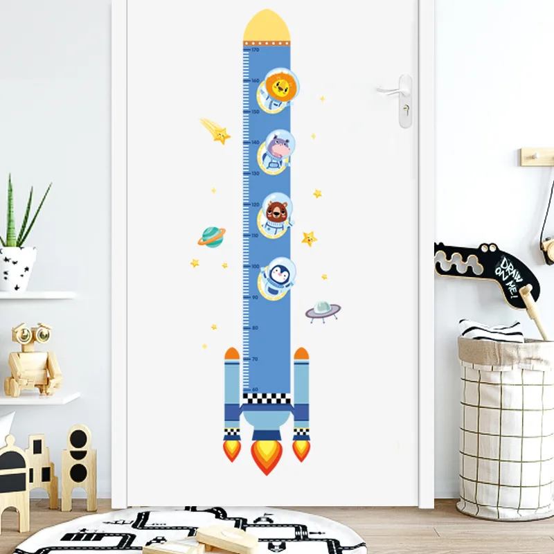 Cartoon Rocket Height Chart Wall Stickers Kids Room Baby Bedroom Nusery Wall Decals Poster Animal Wallpaper Home Decoration
Cartoon Rocket Height Chart Wall Stickers Kids Room Baby Bedroom Nusery Wall Decals Poster Animal Wallpaper Home Decoration
