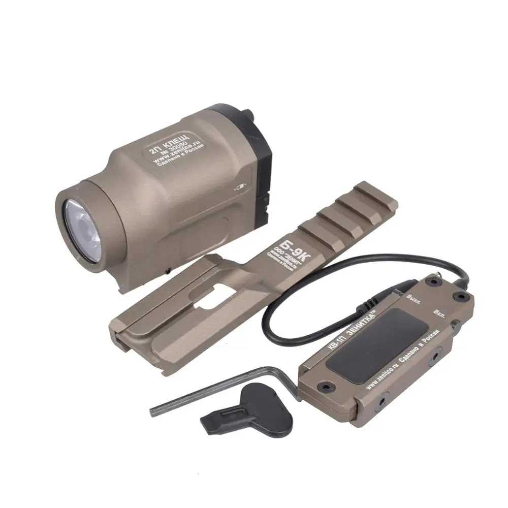 SOTAC Tactical Light 2P-KLESH ZENIT Weapon AK47 AK74 Gun AK-SD LED Strobe Scout Flashlight 20mm Rail Momentary Remote Switch
SOTAC Tactical Light 2P-KLESH ZENIT Weapon AK47 AK74 Gun AK-SD LED Strobe Scout Flashlight 20mm Rail Momentary Remote Switch