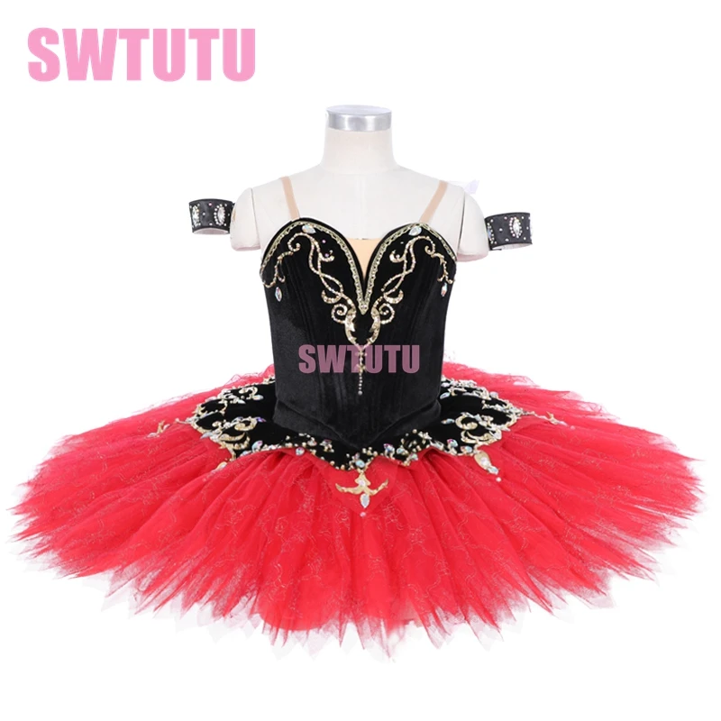Black Red Don Quixote Variation YAGP Competition Professional Pancake Ballet Tutu Costumes BT4182
Black Red Don Quixote Variation YAGP Competition Professional Pancake Ballet Tutu Costumes BT4182